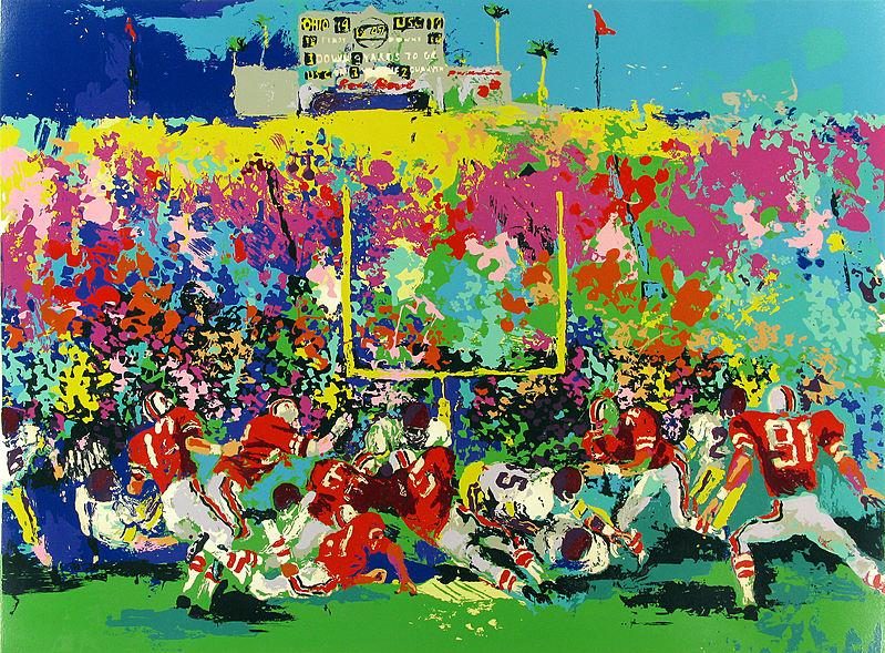 Leroy Neiman Rosebowl Ohio State Buckeye Suite